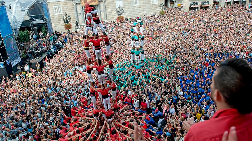Fiesta de la merced en Barcelona