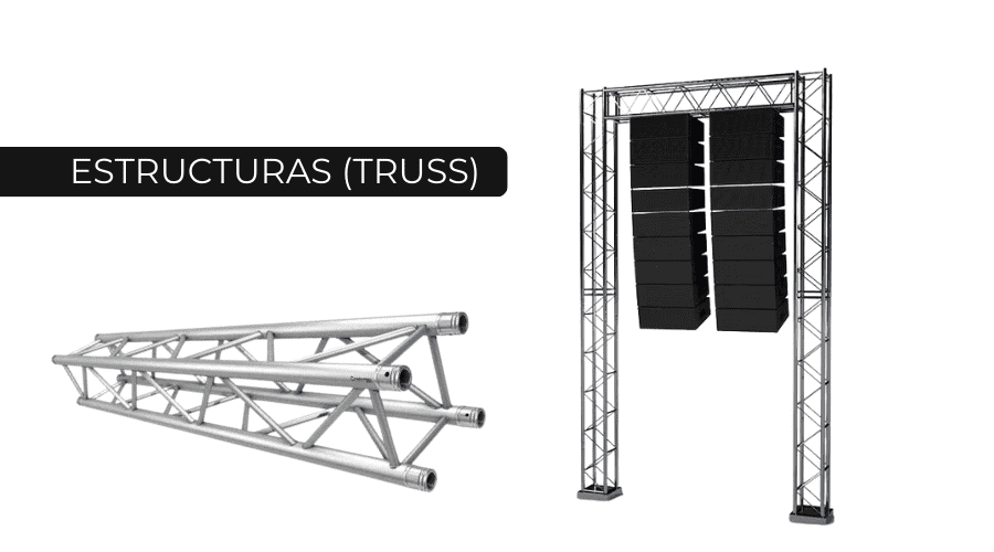 Estructuras para line array (Truss)