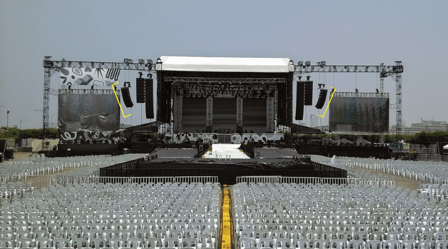 Line Array para Out Fill