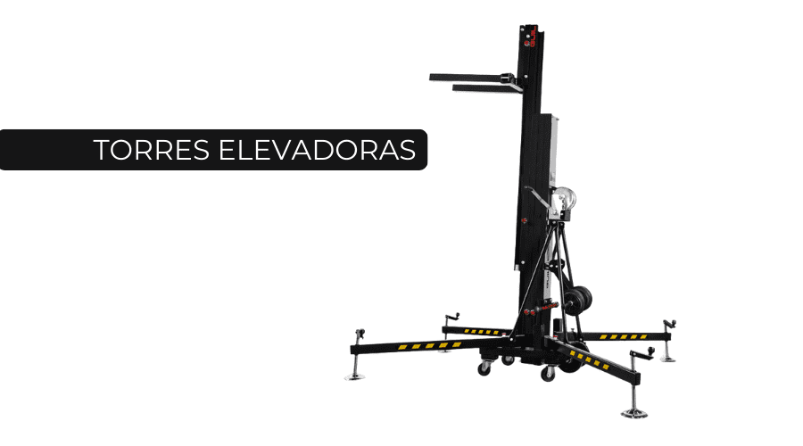 Torres elevadores para Line Array