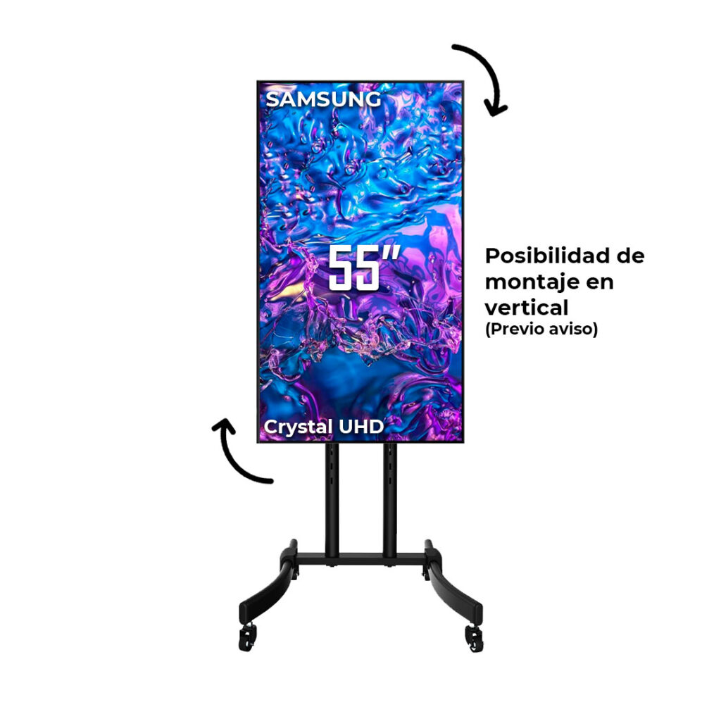 Alquiler TV 55 Pulgadas en vertical