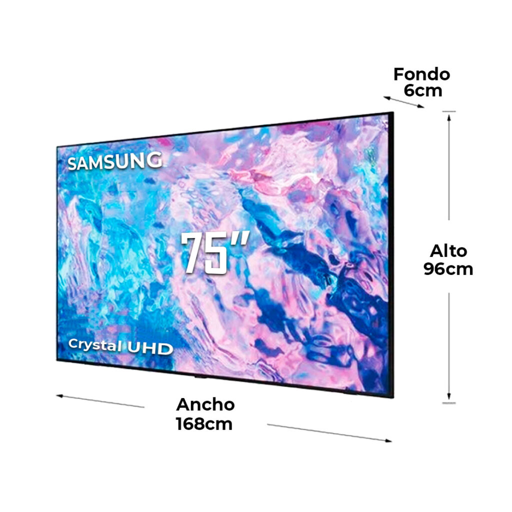 Alquiler de TV 75 pulgadas para eventos