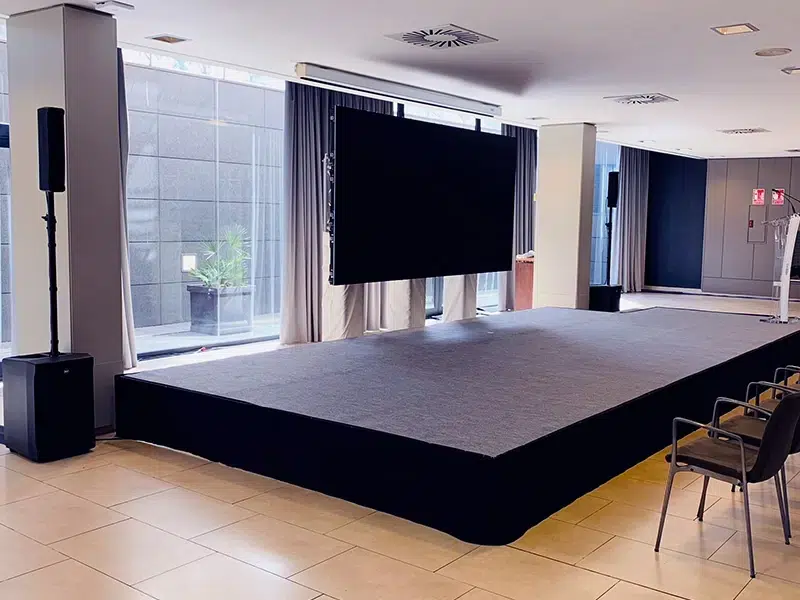 Servicio de sonorización en un evento corporativo en Barcelona