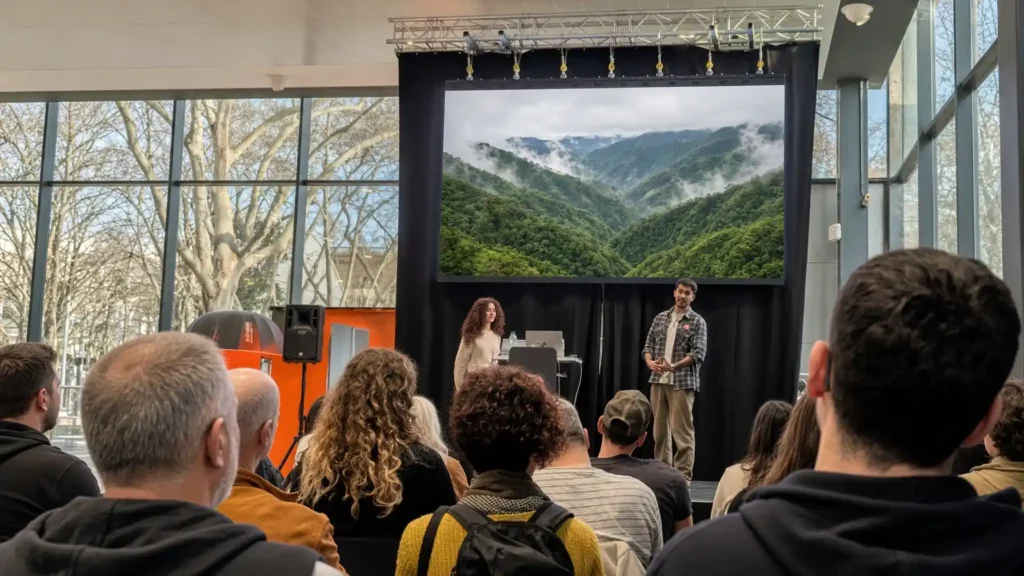 Alquiler de pantallas led para reuniones y conferencias